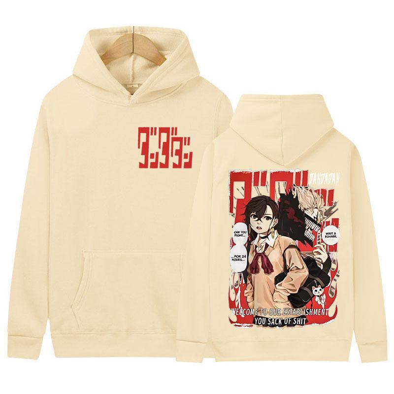 Japanese Anime Dandadan Okarun Graphic Hoody Men Women Casual Oversized Pullover Sweatshirt Fashion Harajuku Long Sleeve Hoodies