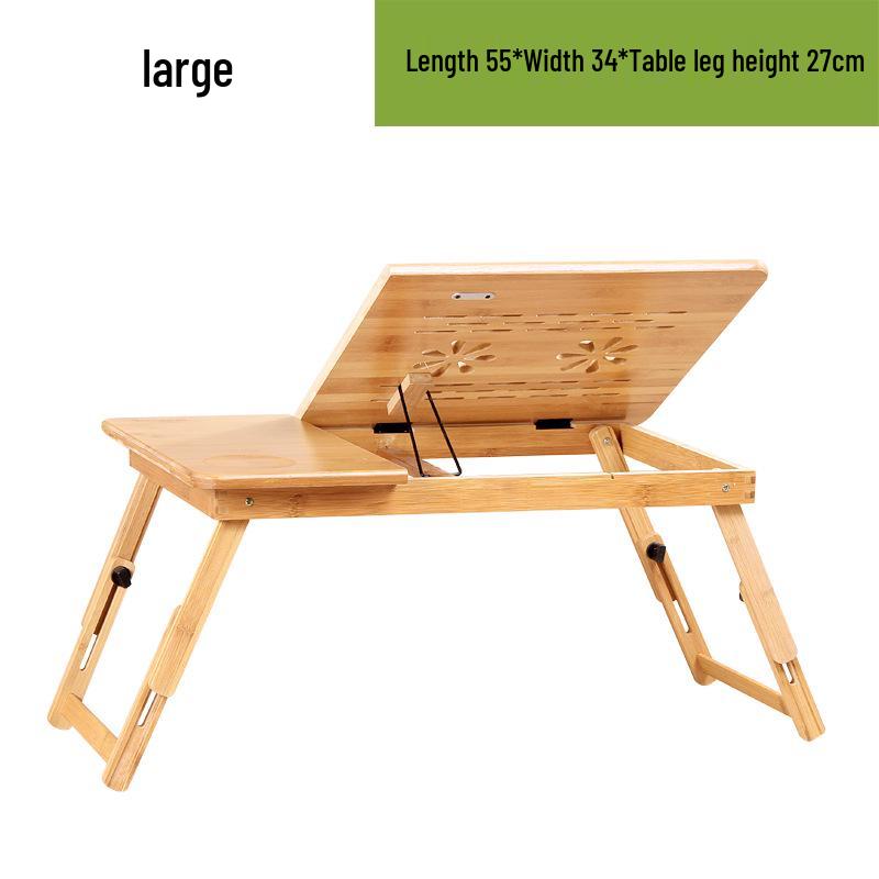 Minimalist Bamboo Laptop Bed Desk - Perfect for Dorms & Study Spaces