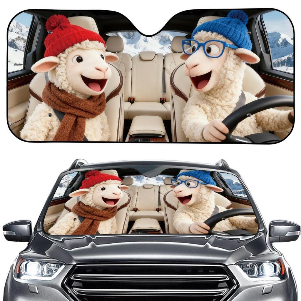 Creative Summer Aluminum Foil Car Windshield Sunshade