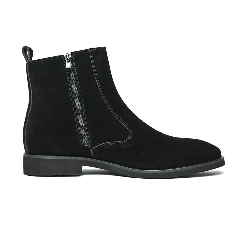 Nuovo Arrivo Stivali in Pelle Scamosciata Nabuk Uomo High Top Tendenza Stivali Retro Personalità Moda Uomo Casual Chelsea Stivaletti Invernali alla Caviglia