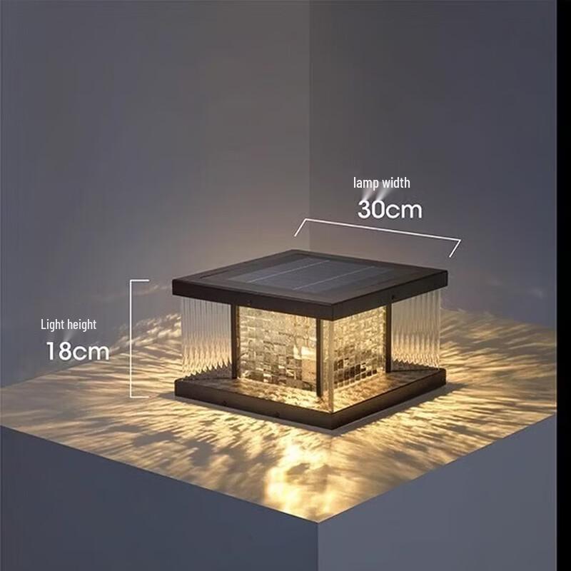 UOSU Solar Outdoor Pillar Light 30CM