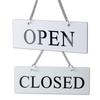 Katachi Lab Open/Close Sign, Silver, Times New Roman, 23cm X 8cm