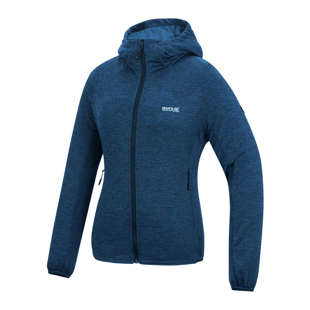Regatta Dames Ferna Stretch Fleece Jas met Capuchon