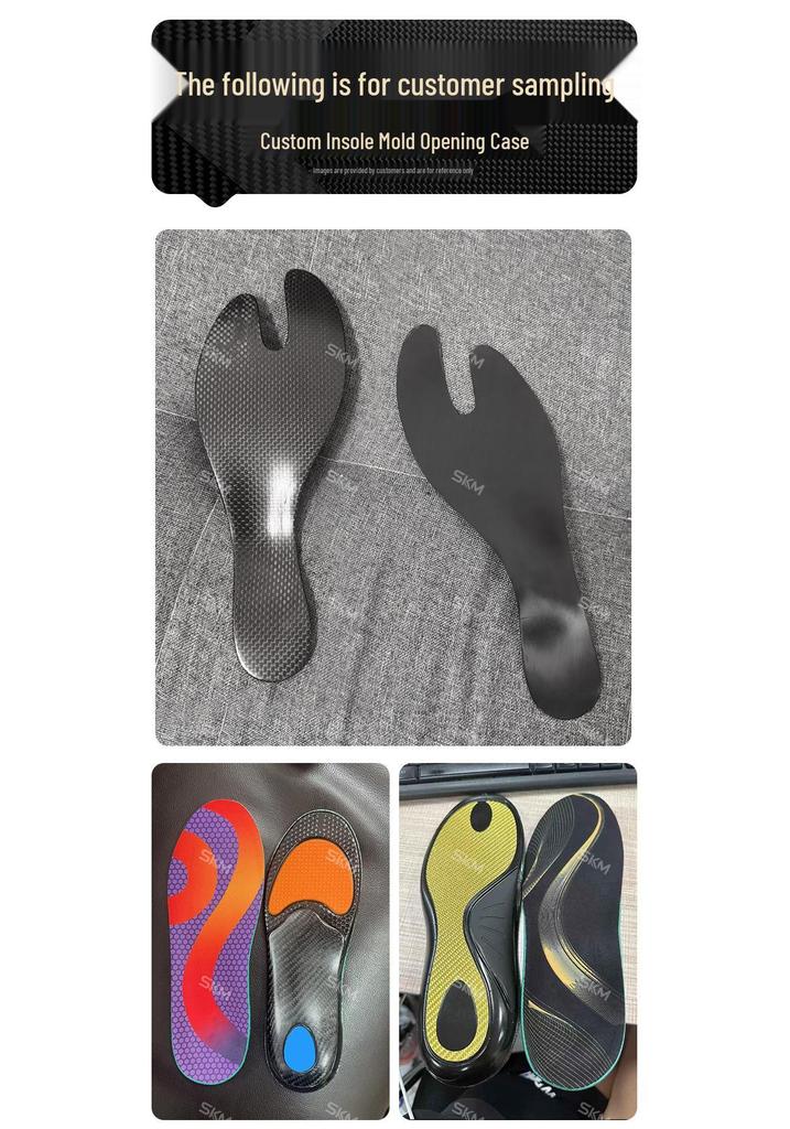 Plantillas para Zapatos de Fibra de Carbono Unisex: Diseño Grueso, Absorbente de Impactos y Elástico para Zapatillas Deportivas, de Fútbol y Baloncesto