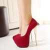 Fashion Women High Heels Pumps Fashion Flock Womens Sandals Platform Wedding Pumps Casual Thin Heels Womens Shoes Heels