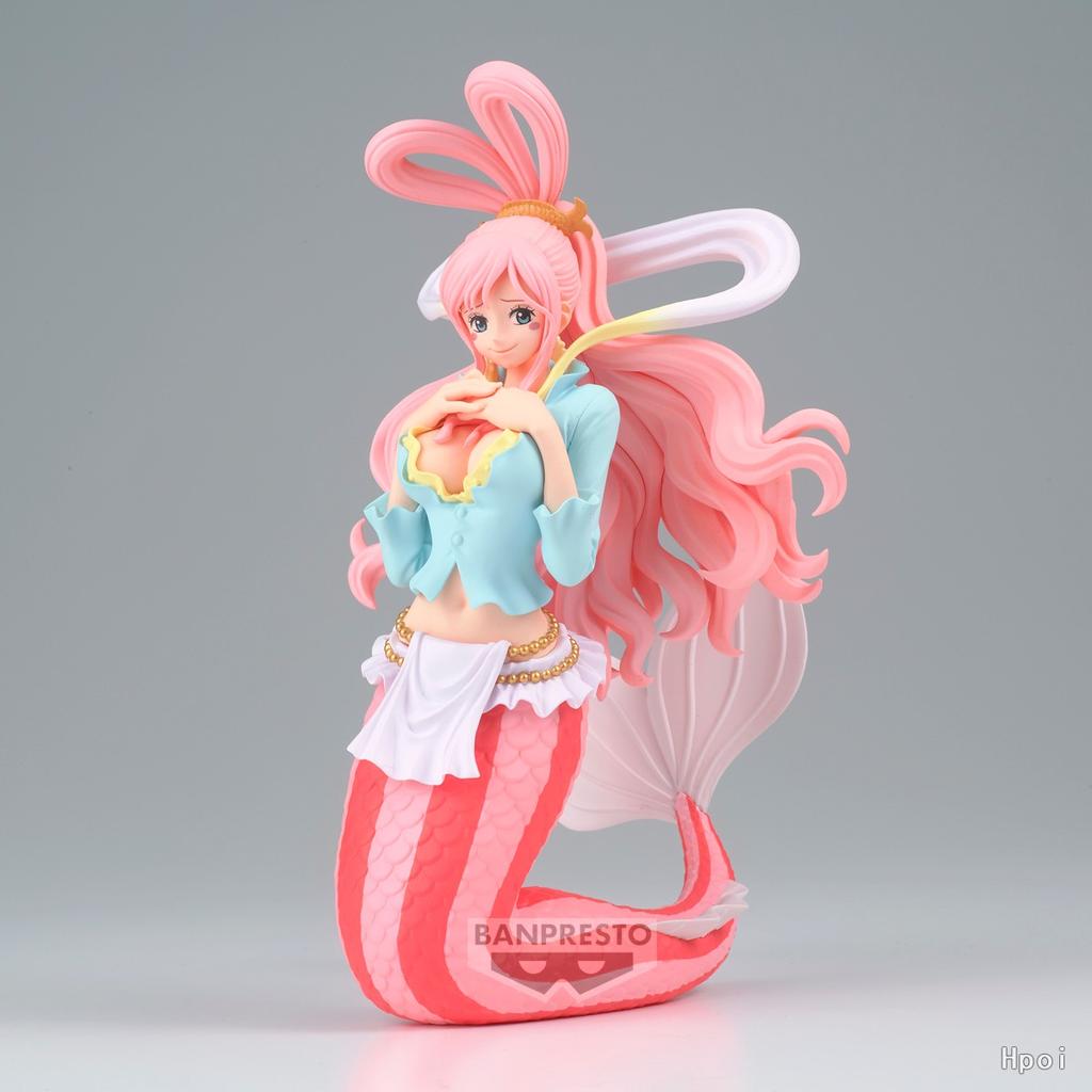 16CM Anime One Piece GLITTER&GLAMOURS Shirahoshi Figure Mermaid Princess Scene Model Toy Doll Aciton Figure Desktop