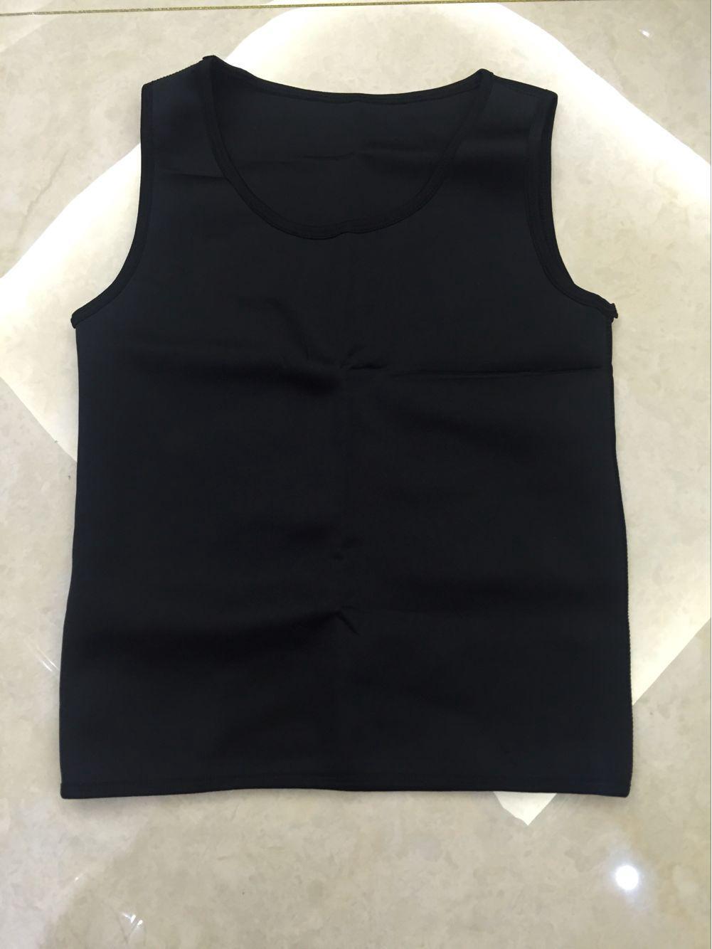 

Men s Quick-Dry Neoprene U-Neck Shaping Bodysuit Vest 5XL