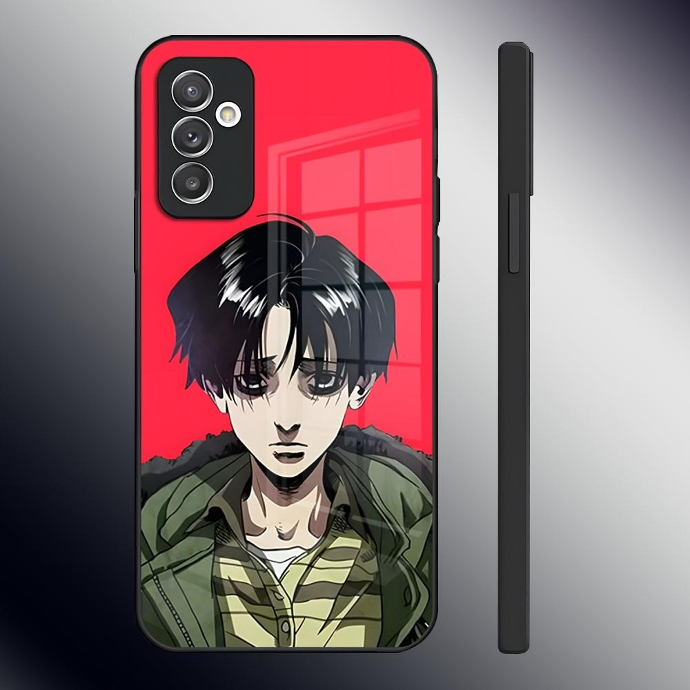 Anime Kill Stalker Phone Case For Samsung S24 Ultra S23 S22 S20 Fe S21 Plus A54 A34 A24 A53 A13 A16 Glass Back Cover
