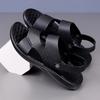 Summer Men's Business Sandals Massage Sole Men's Leather Sandals Outdoor Beach Sandals Factory Direct Sales designer sandals