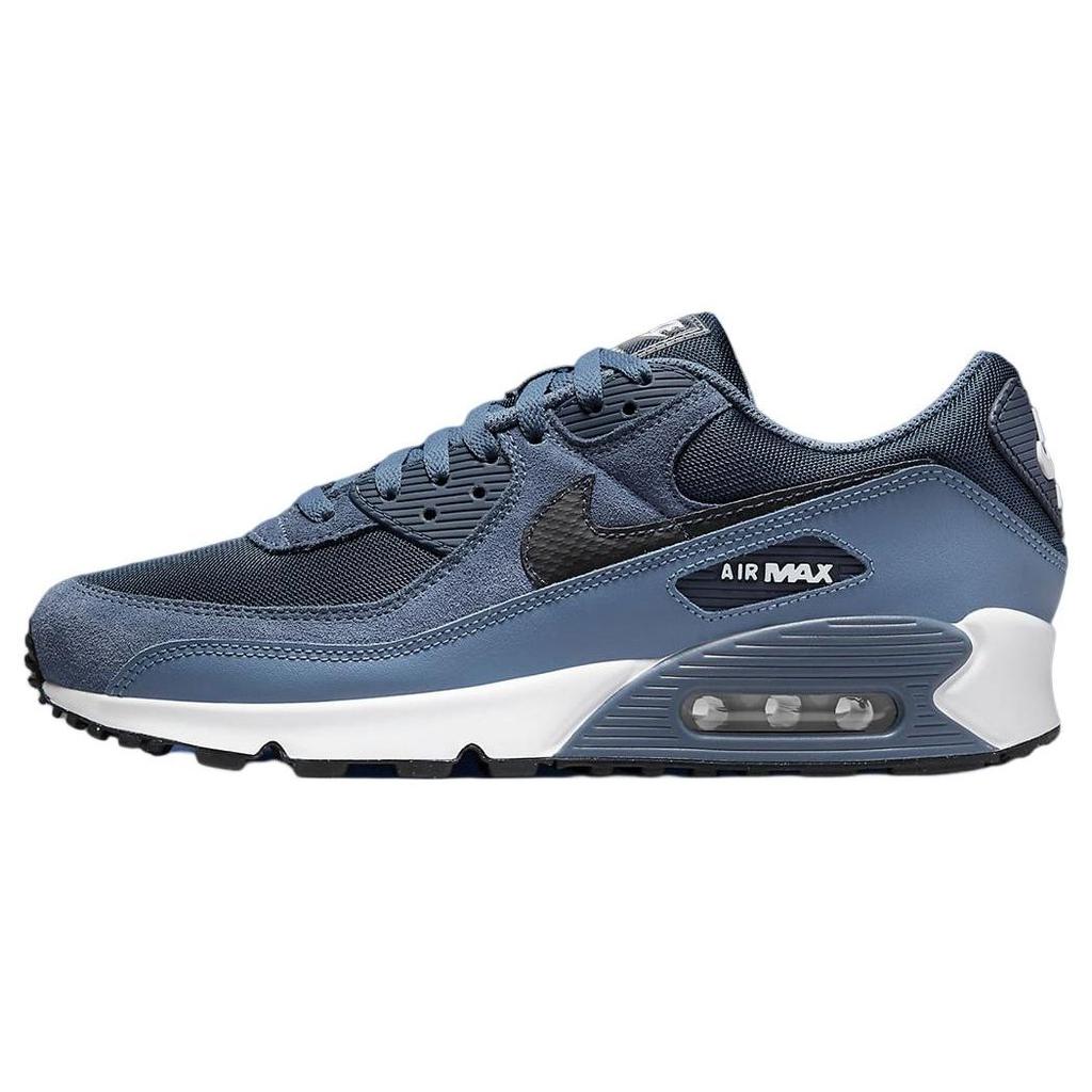 Nike Air Max 90 Diffused Blue Men Sneakers White Black Obsidian FD0664-400