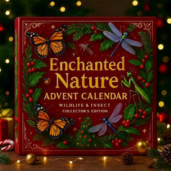 Nature’s Trick Advent Calendar Christmas Countdown Box 24-day Advent Calendar Festive Atmosphere Decor