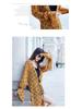 Hooded Beach Print Chiffon Cardigan for Women – Flowy, Breathable, Sun Protection Cape