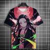 Men's and Womens Summer Fashion High Quality 3d Printing Anime Print T-shirt Casual Polyester Round Neck Casual Short Sleeve