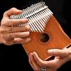 Instrumento musical Kalimba de madeira 8/17/21 Chave Dedo Polegar Piano Mbira Acácia Presente Iniciante Polegar Piano Com Acessório