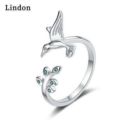 Lindon Klassieke Koperen Zirkoon Ring Dames Sieraden Bruiloft Belofte Feestcadeau