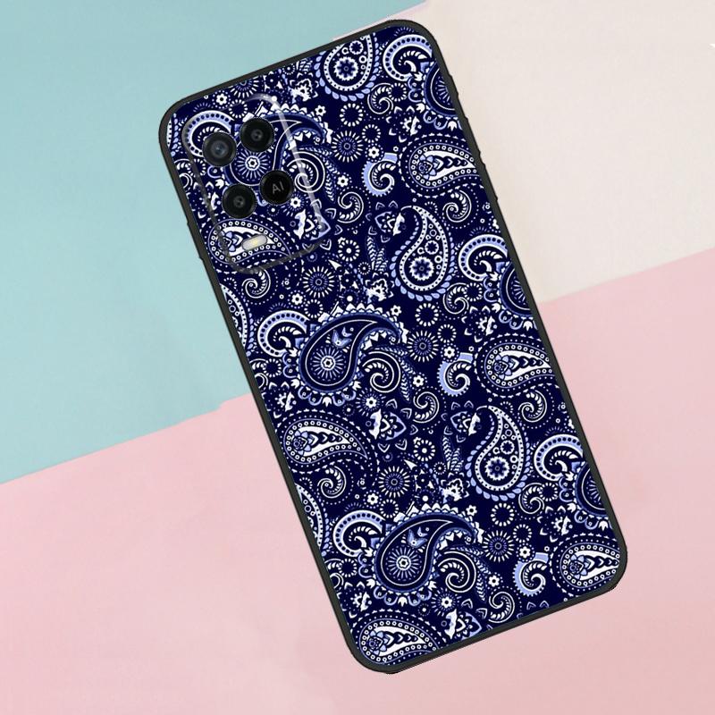

Bandana Seamless Pattern For Oppo A40 A60 A80 A18 A38 A58 A78 A98 A79 A16 A76 A96 A15 A74 A94 A54 A77 A17 Phone Case OPPO A96 4G