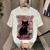 Men Women Cotton Short Sleeve T Shirt American Style Casual Basic Tee Top Summer Streetwear Unisex Loose Fit Breathable Clothing