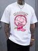 Howdy Pink Cowboy Hat Boots Country Western Rodeo For Men T-Shirt, Casual Crew Neck Short Sleeved Summer Top,White T-Shirt