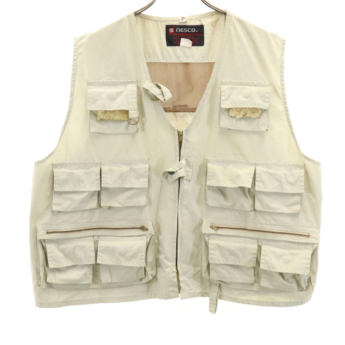 

nesco 90-е Старый Рыбацкий Жилет L Gurege Мужской Б/у
