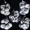 Horror-themed Home Decor Realistic Skulls Pendant Table Decor Set for Halloween Bar Home Party Spooky Skeleton for Decoration