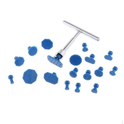 Dent Remover Car Puller Kit Equipment with 18Pcs Tabs Auto Body Repair Tool T Bar