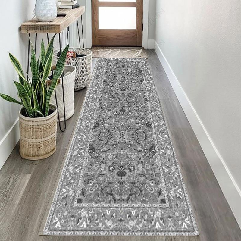 Bohemian Corridor Carpet el Passageway Anti-slip Floor Mat Washable and Durable Kitchen Stair Carpet Home Decoration