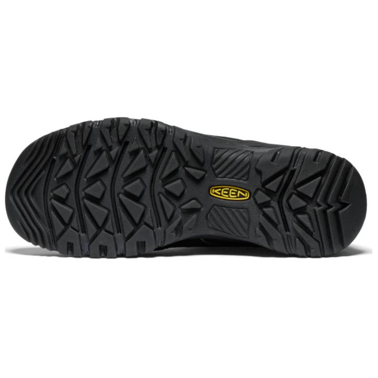 Keen Targhee Waterproof And Wear resistant Short Outdoor Boots Men's Triple Black 1029825