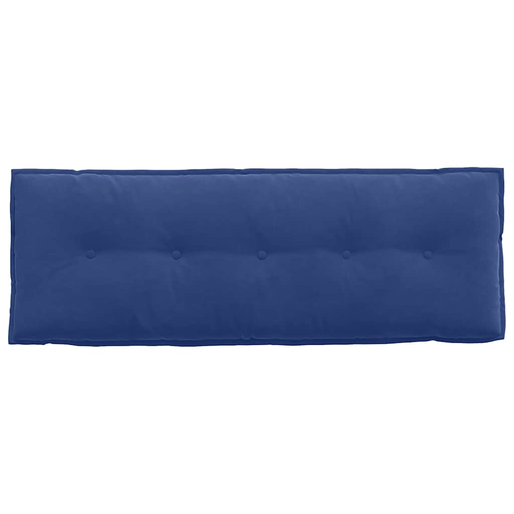 Back Cushion Police Blue 140 x 50 cm Cord Fabric