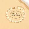 Summer Style Golden Daisy Chain Anklet for Women, Cute & Fresh