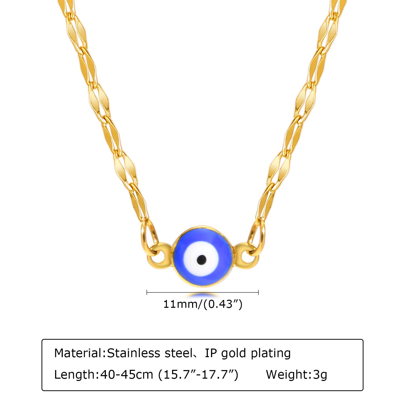 

Protection Evil Eye Necklace for Women, Trendy Lucky Amulet Pendant Necklace Gifts for Sister Friends Gift