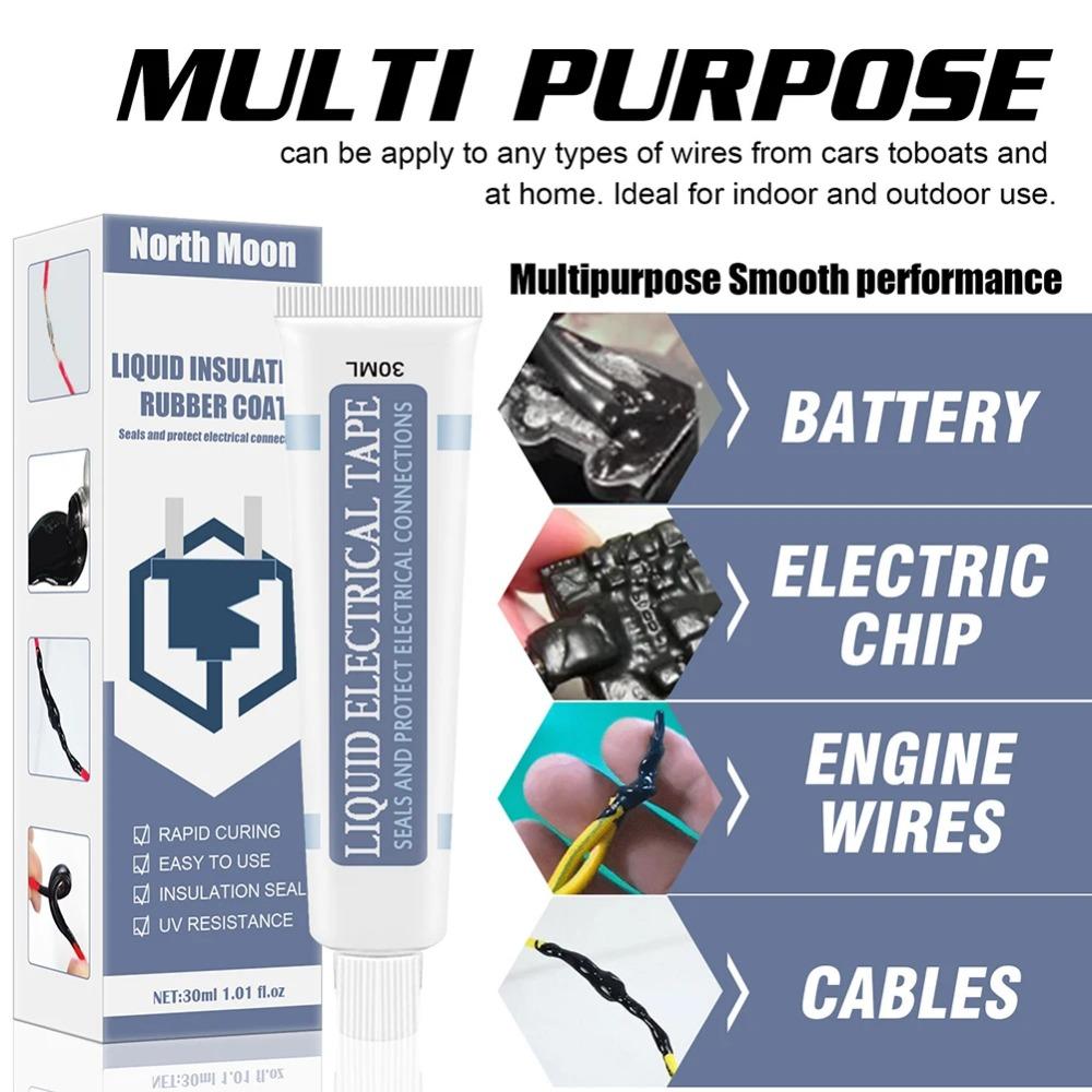 30/50 ml flüssiges Isolierband, Reparaturgummi, elektrischer Draht, Kabelmantel, Fixlinienkleber, große Auswahl an flüssiger Isolierpaste