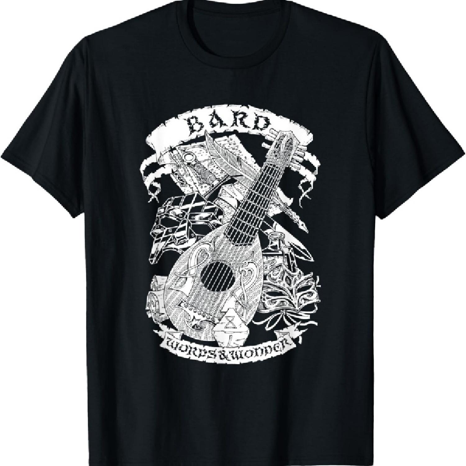 

Футболка в стиле фэнтези RPG - Футболка Барда XXXXXL чёрный