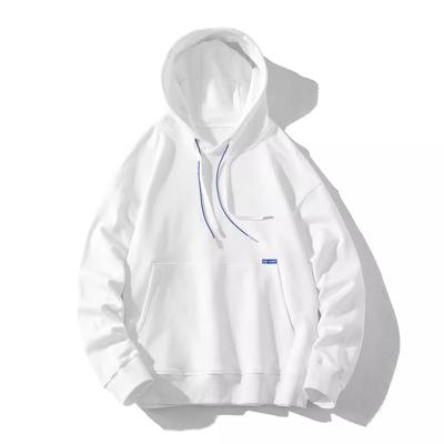 Sweatshirt Men's Autumn and Winter New Hooded High Street Ins Hong Kong Style Loose Solid Color Versatile Plus Velvet Couple Pullover Jacket