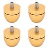 Lautsprecher Isolationsständer Füße Set Aluminiumlegierung Verstärker Basis Pads Audio Schockabsorptionspads Gold