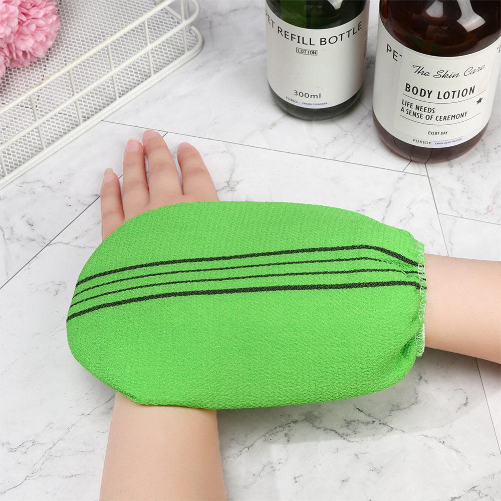 Smooth Skin Viscose Fiber Cleaner Exfoliating Towel Bath Glove Body Rub Shower Scrubber
