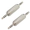Stereo Mini Plug TRS Stereo Mini Plug Connector Adapter 3.5mm Male-to-Male Adapter, 3-Pole PLG-3232SL-2P