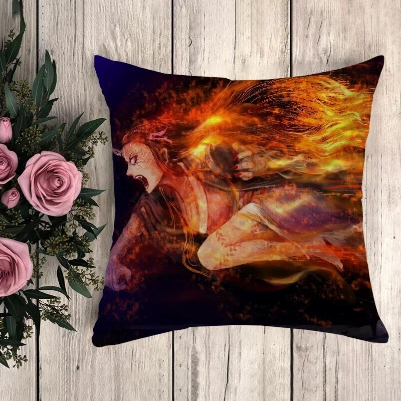 Kissen Dämonentöter Kissenbezug Luxus Herbstdeko Dekorative Kissenbezüge Bezüge für Bettkissen Sofakissen Kissenbezug