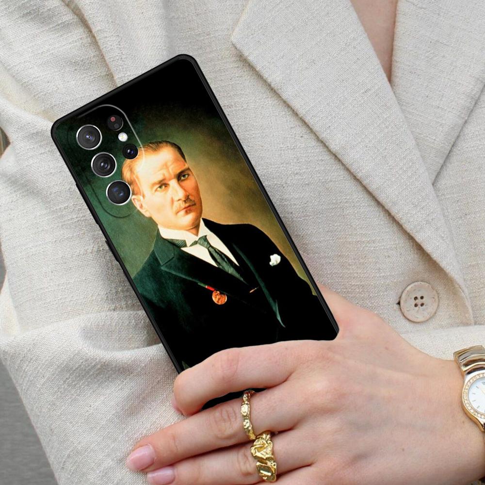 Mustafa Kemal Ataturk Cell Phone Case for Samsung Galaxy S26 Ultra S25 S24 S23 S22 S21 S20 Note10 Cover Galaxy S20 5G