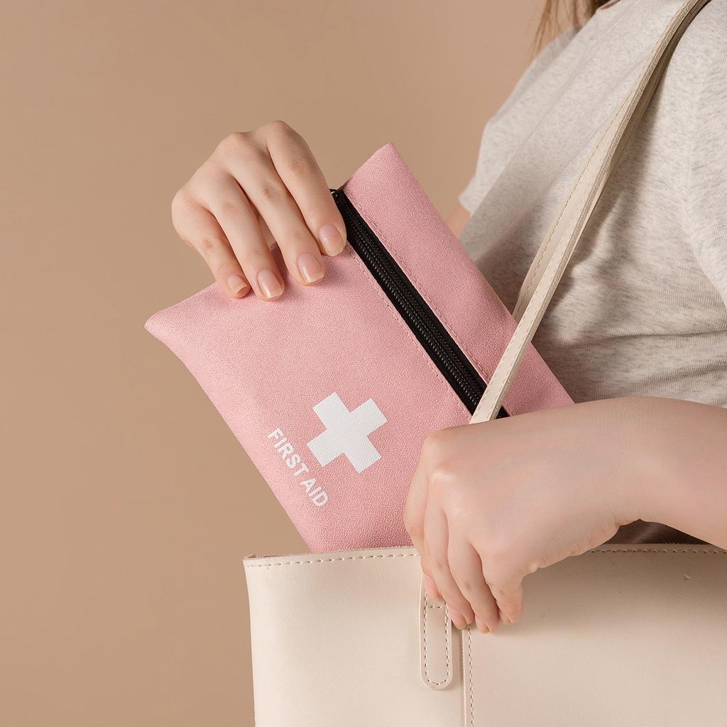 New First Aid Kit Home Travel Small Portable Medical Emergency Kit  Field Medical Kit  Epidemic Prevention Medicine Storage Kit