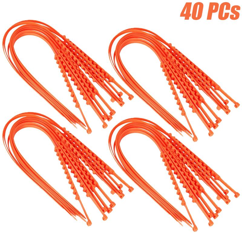 10/40PCs Winter Universal Car Tire Anti-Slip Snow Chains Anti-skid Motorcycle Car Tyre Wheel Tie Emergency Car Accessories