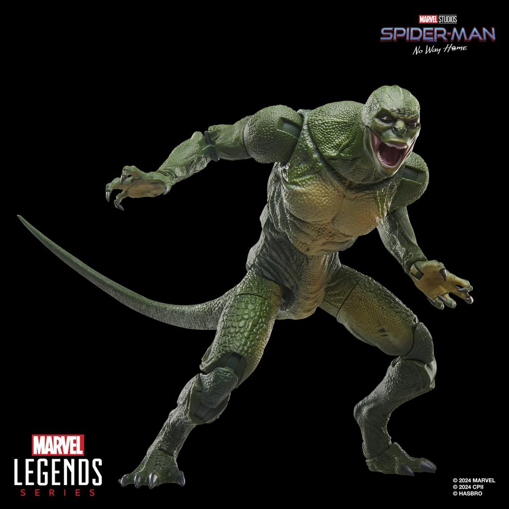 Hasbro Marvel Legends Series No Way Home Deluxe Collectible Action Figure Authentic Lizard, Spider-Man 7.5-inch G0593,