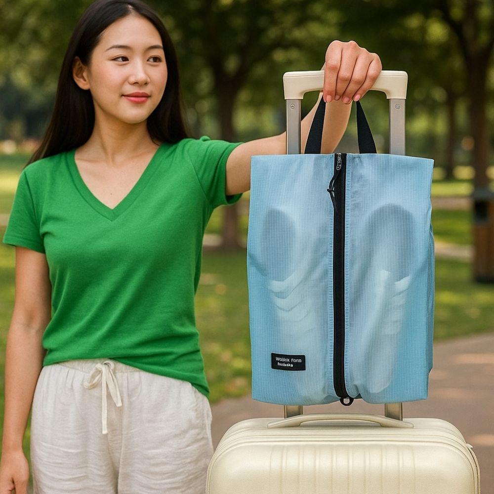 Ultralight Portable Shoe Pouch Waterproof Shoe Cover Shoe Storage Bag Hiking Accessories