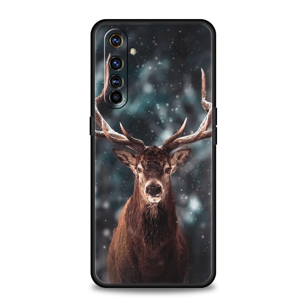 Deer Hunting Camo For Realme GT Neo 2 3 3T Phone Case For Realme 11 10 9 8 5G 7 6 GT2 Pro Plus C21 C11 C25 C35 Silicone Cover