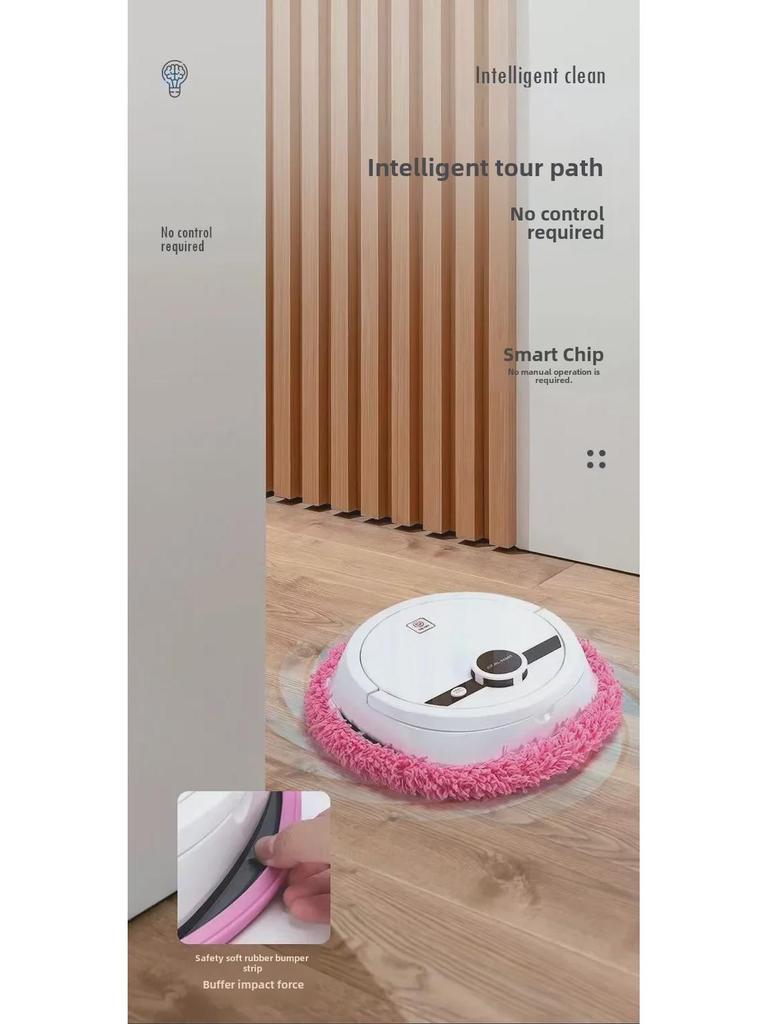 Mop electric inteligent cu dublu scop și uscător de podea pentru curățare uscată/umedă