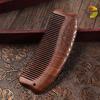 Sandalwood & Peach Wood Comb for Men's & Women's Long Hair - Home Use & Gift