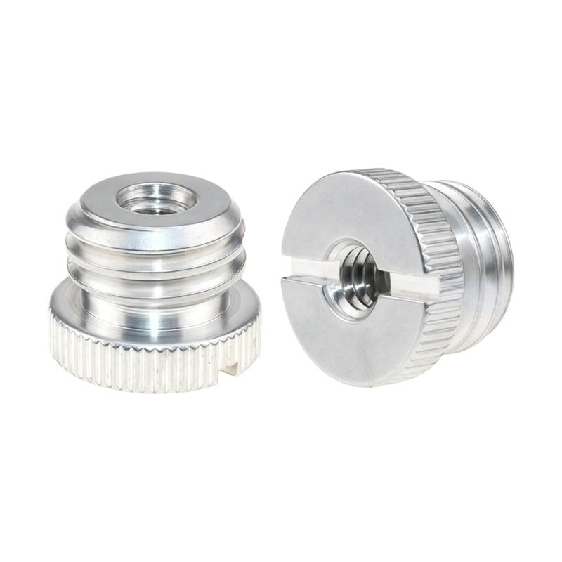 Aluminum Alloy 1/4 to 5/8in 3/8 to 5/8in Male Threaded Screw Mount Adpater Rustproof Converter Lasers Level Accessory