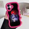 HSR Acheron Wavy Edge TPU Mobile Phone Case for iPhone 17 16 15 14 13 12 11 Air Pro Max Plus Colorful Cover