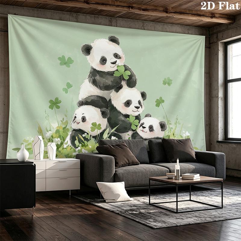 Panda Pattern Home Decor Tapestry, Wall Hanging, Decorative RV Wall Cloth.XGT0914547