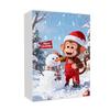 Advent Calendar Resist Monkey Wearing Christmas Hat Design 24-Day Countdown Festive Family Activity Calendar