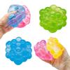 1-4Pcs New Three-Dimensional Candy Kneading Music Adult Kids Stress Relief Squeeze Sensory Toys Decompression Simulation Cube